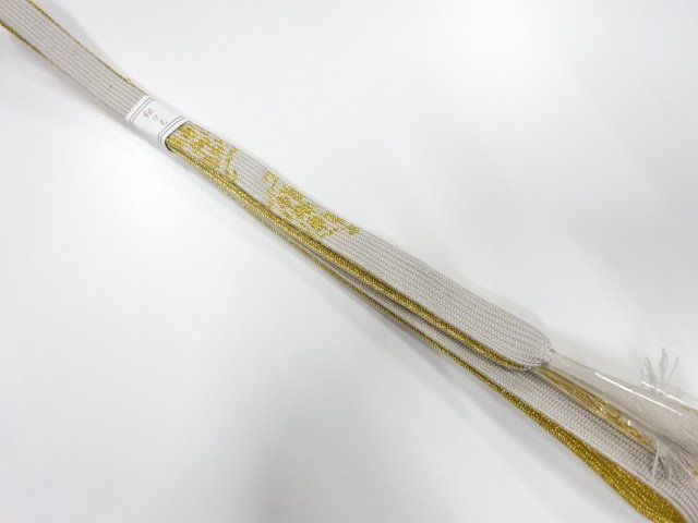 JAPANESE KIMONO / UNUSED KOREI HAND-TIED OBIJIME